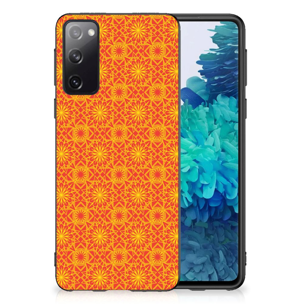 Samsung Galaxy S20 Bumper Case Batik Oranje