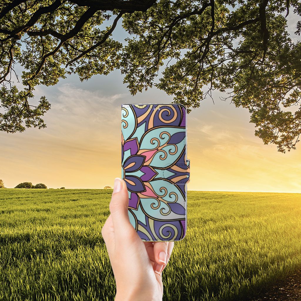 Samsung Galaxy S20 Plus Hoesje Purple Flower