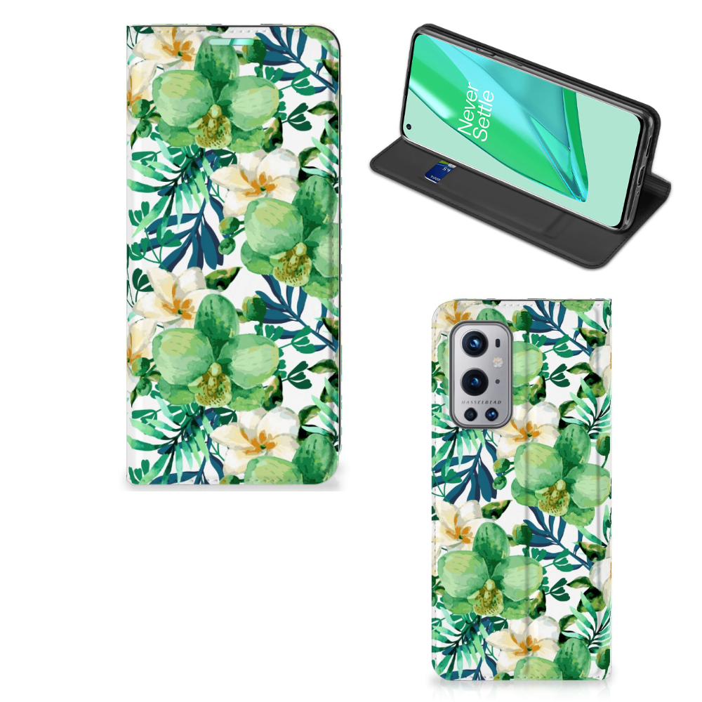 OnePlus 9 Pro Smart Cover Orchidee Groen - B2C Telecom