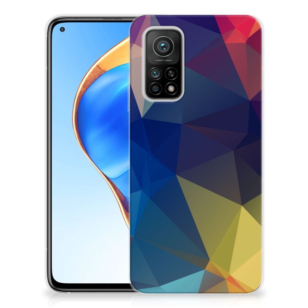 Xiaomi Mi 10T | 10T Pro TPU Hoesje Polygon Dark