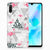 Huawei P30 Lite TPU Hoesje Flamingo Triangle
