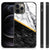 iPhone 12 Pro Max Gripcase Marmer Wit Zwart - Origineel Cadeau Man B2C Telecom