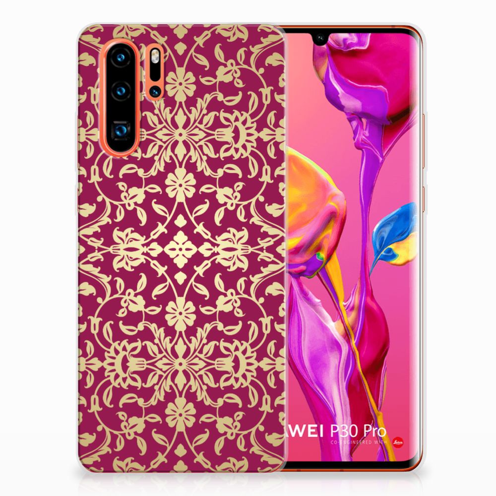 Siliconen Hoesje Huawei P30 Pro Barok Pink