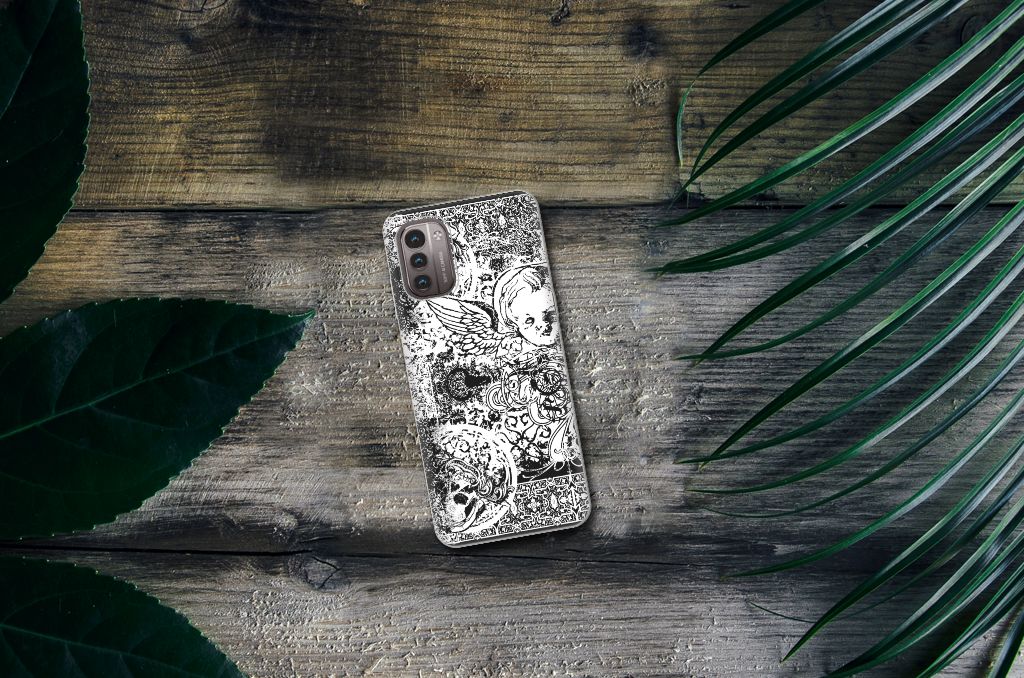 Silicone Back Case Nokia G21 | G11 Skulls Angel B2C Telecom