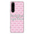 Sony Xperia 1 III Silicone-hoesje Flowers Pink DTMP B2C Telecom