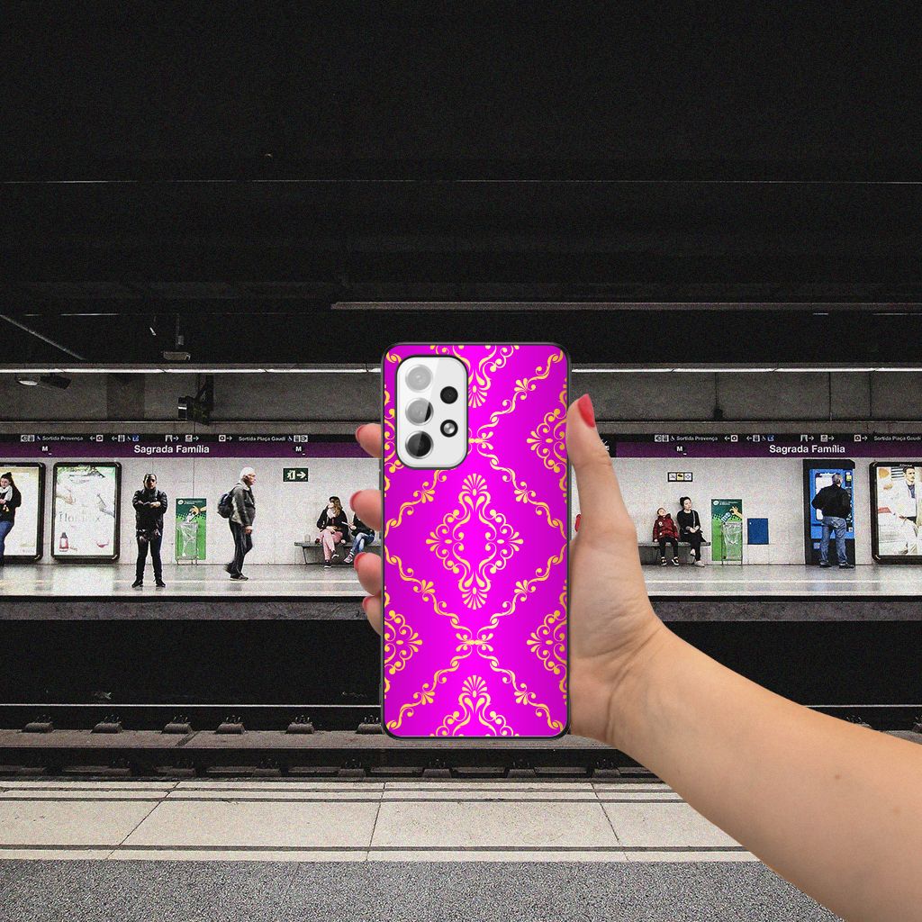 Back Cover Samsung Galaxy A53 Barok Roze B2C Telecom