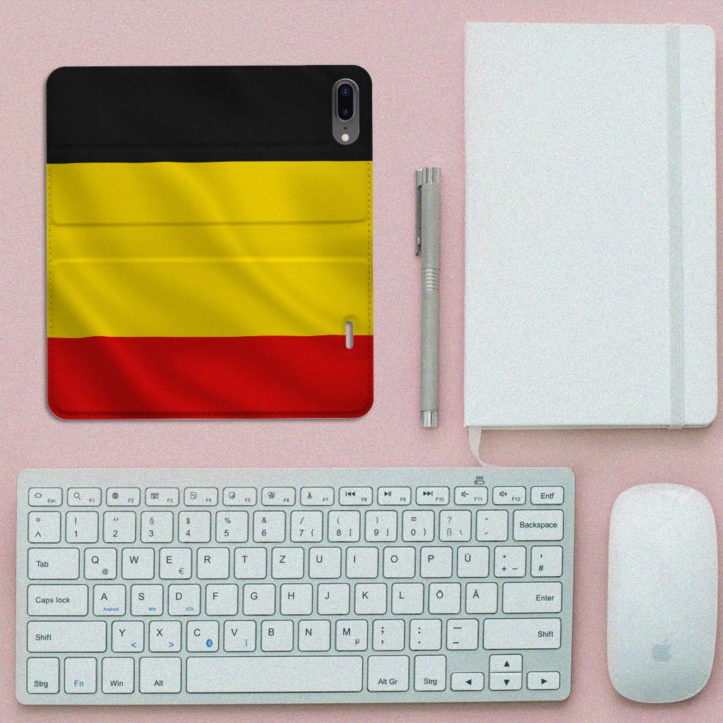 Apple iPhone 7 Plus | 8 Plus Standcase Belgische Vlag - B2C Telecom