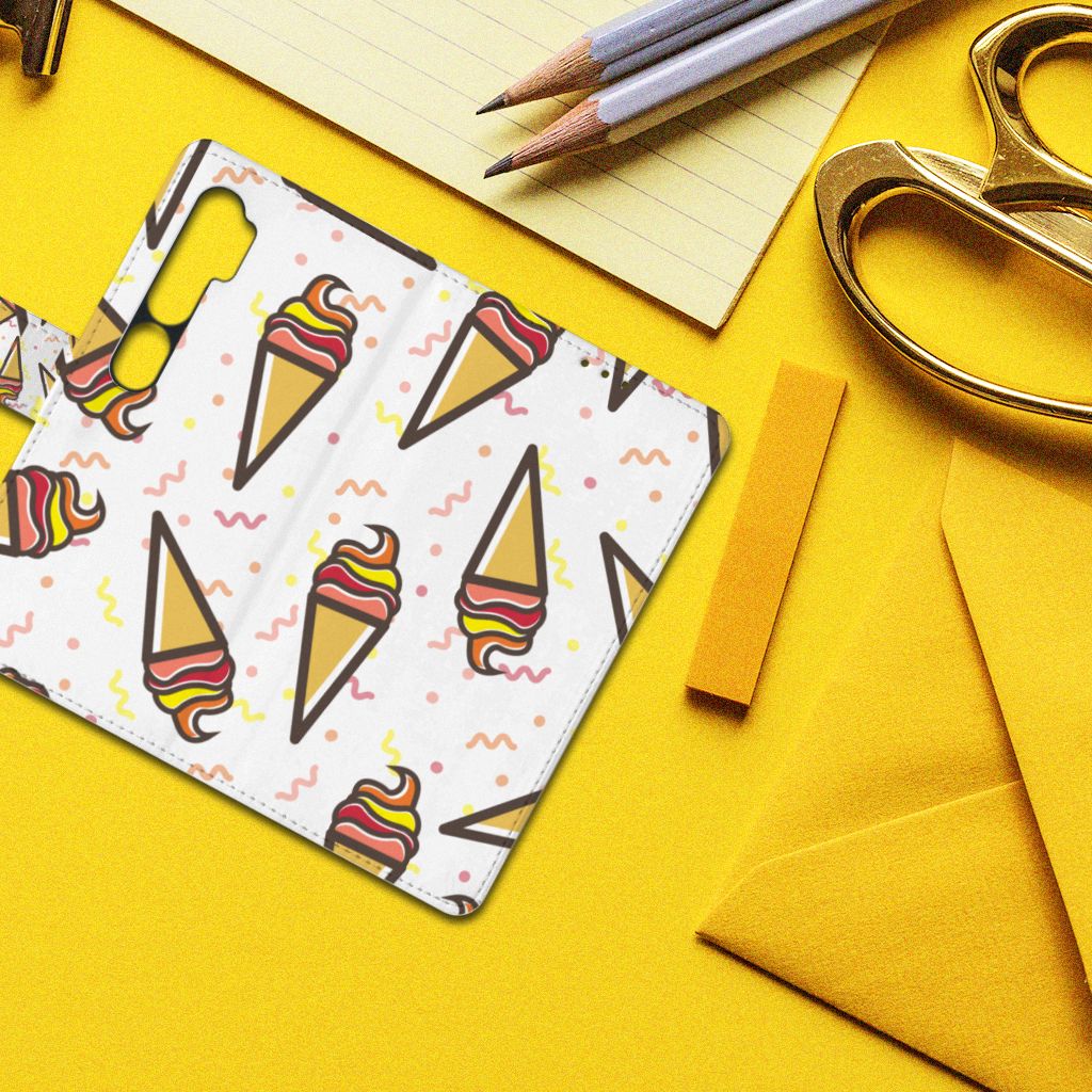 Xiaomi Mi Note 10 Pro Book Cover Icecream