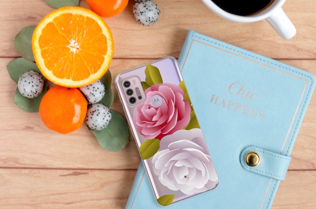 Motorola Moto G30 | G10 TPU Case Roses B2C Telecom