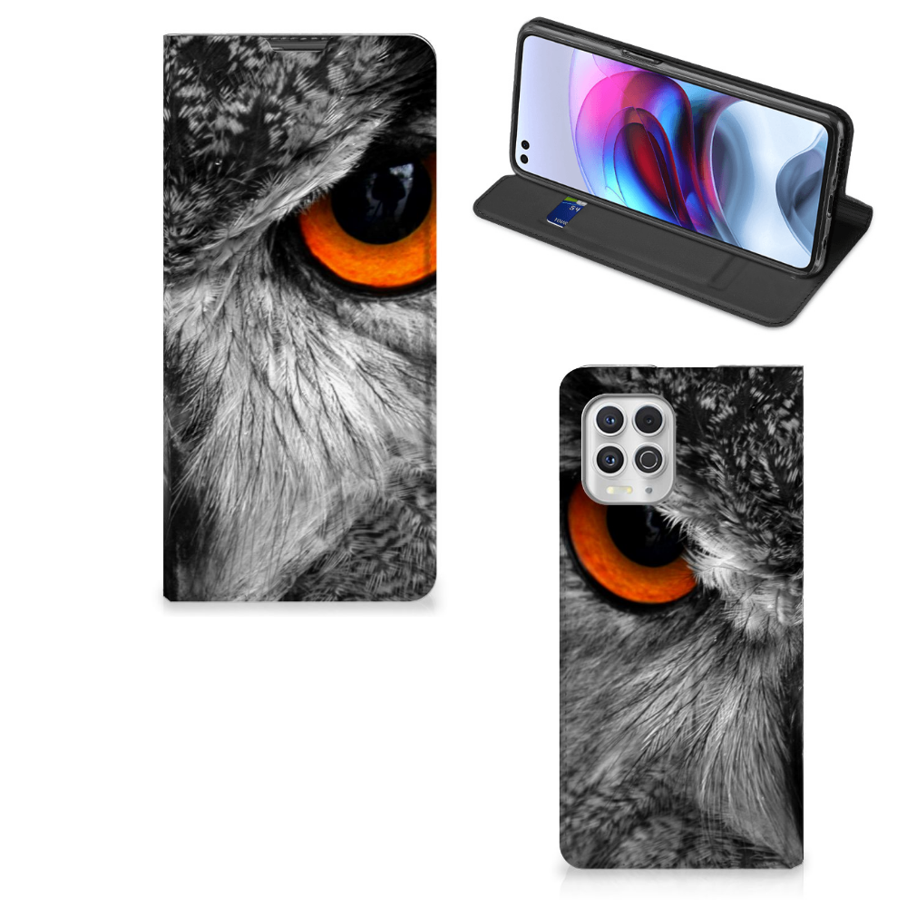 Motorola Moto G100 Hoesje maken Uil - B2C Telecom