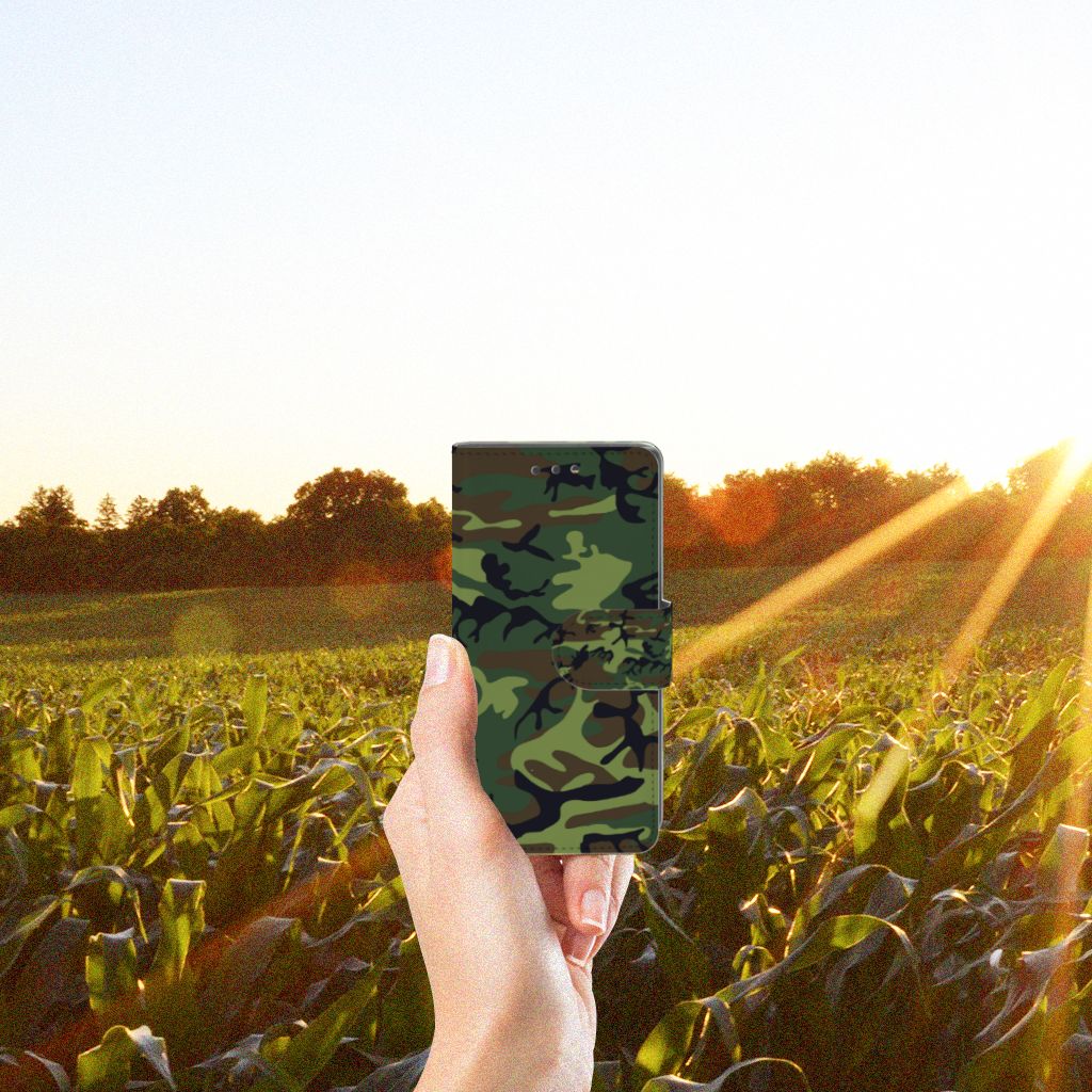 Sony Xperia X Compact Telefoon Hoesje Army Dark