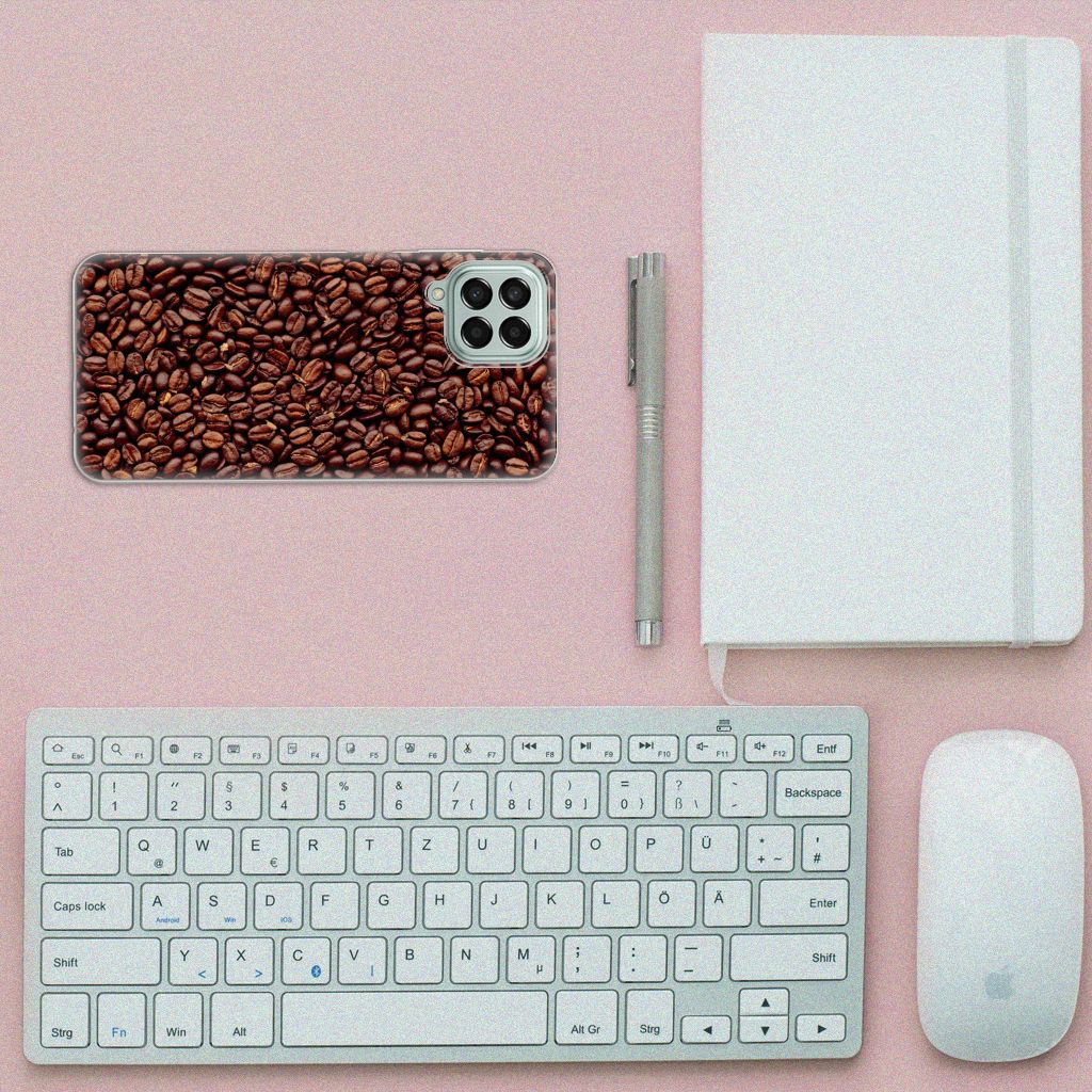 Samsung Galaxy M33 Siliconen Case Koffiebonen B2C Telecom