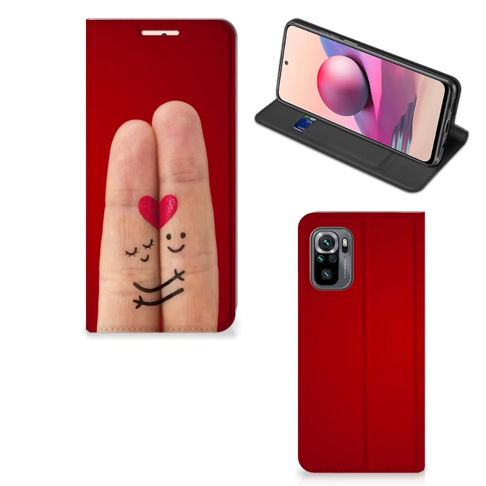 Xiaomi Redmi Note 10 4G | 10S | Poco M5s Hippe Standcase Liefde - Origineel Romantisch Cadeau - B2C Telecom