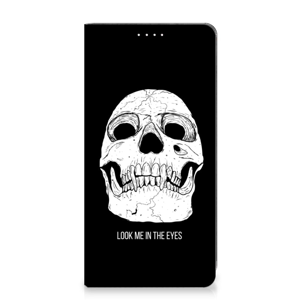 Mobiel BookCase Samsung Galaxy S23 Skull Eyes