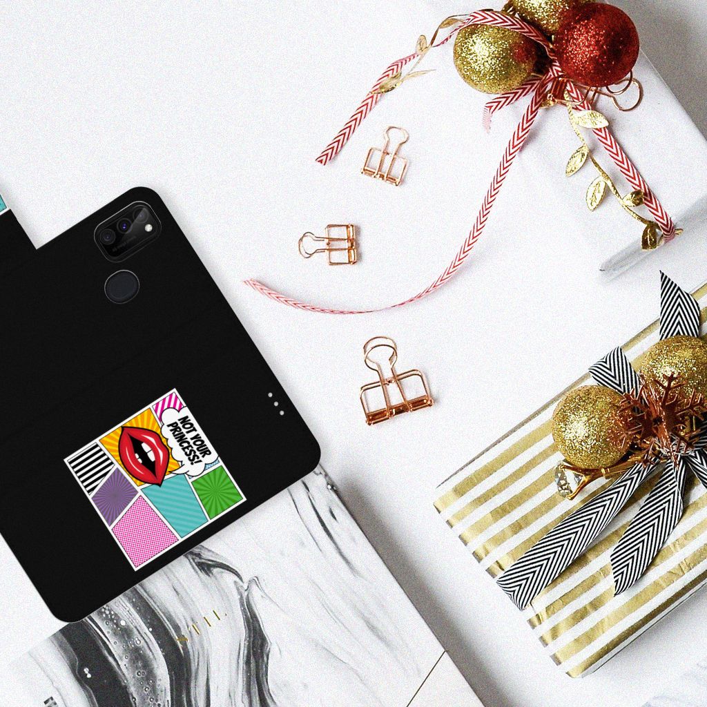 Samsung Galaxy M21 | M30s Wallet Case met Pasjes Popart Princess