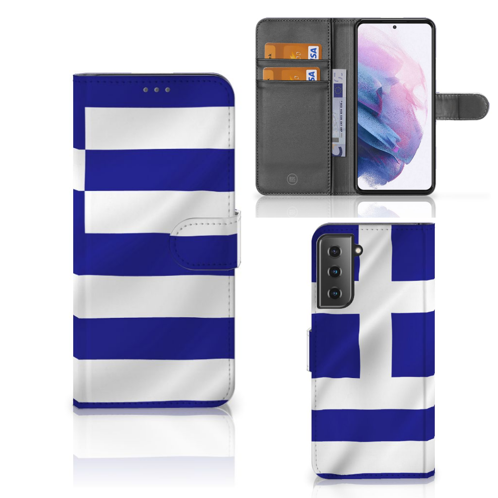 Samsung Galaxy S21 Plus Bookstyle Case Griekenland