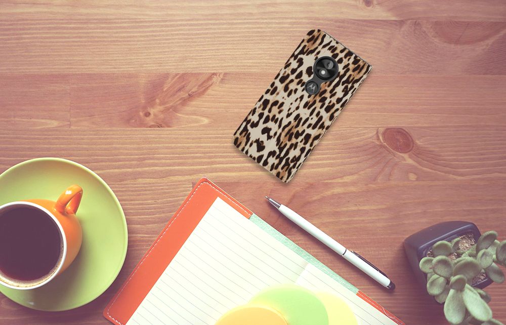 Motorola Moto E5 Play Hoesje maken Leopard