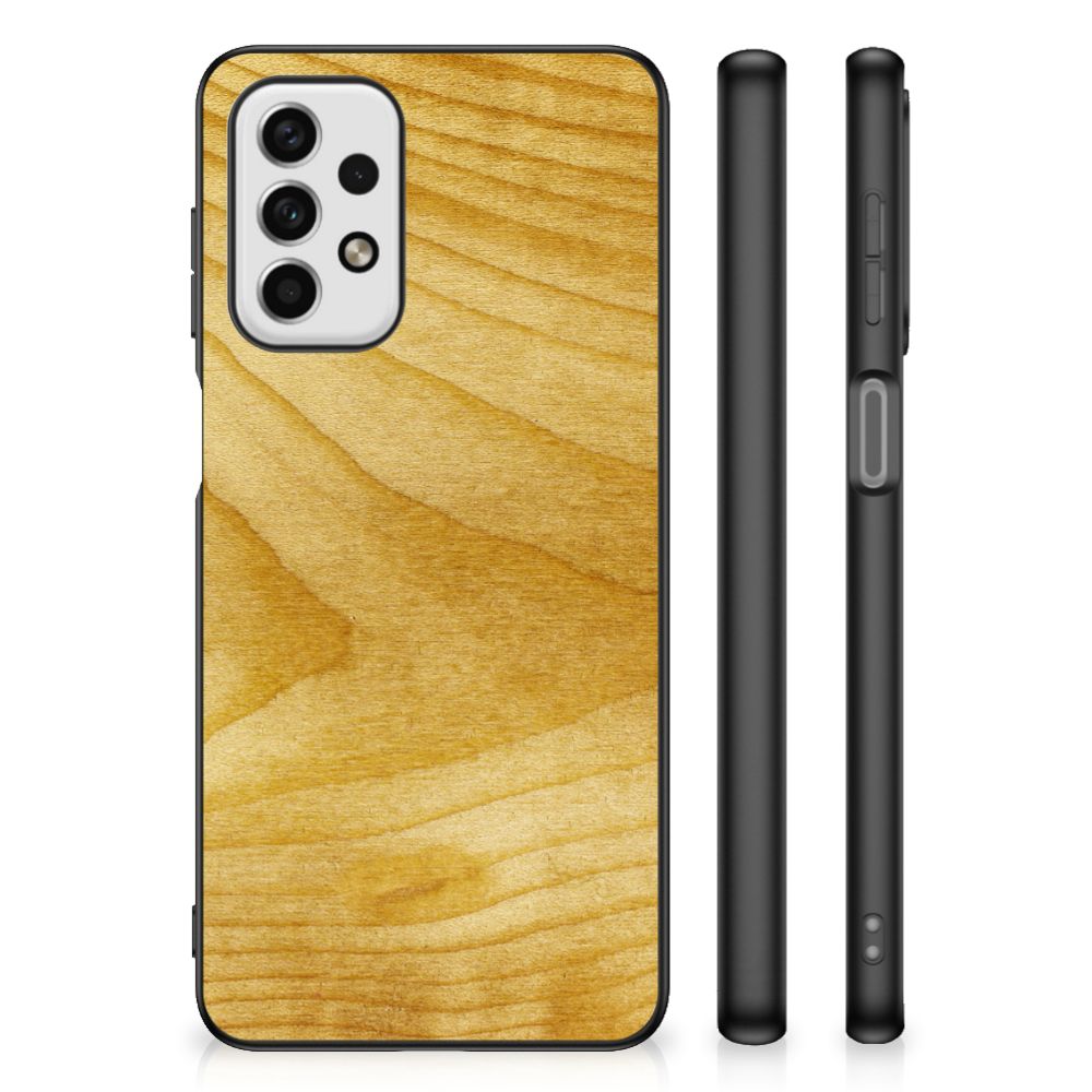Samsung Galaxy A23 Houten Print Telefoonhoesje Licht Hout B2C Telecom