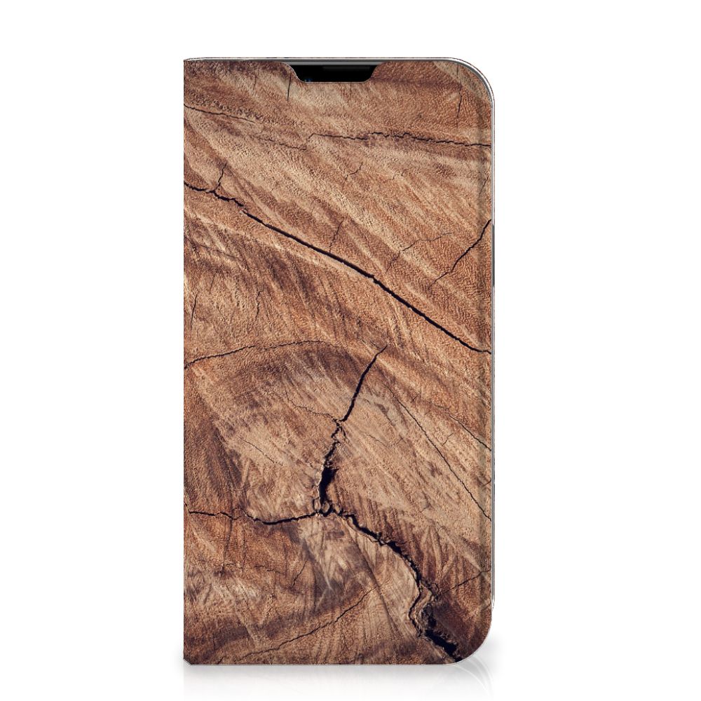 iPhone 14 Plus Book Wallet Case Tree Trunk