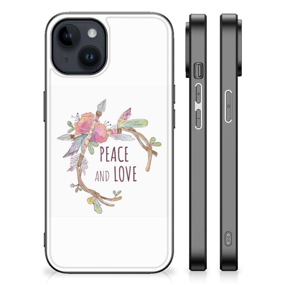 iPhone 15 Plus Hoesje Boho Text