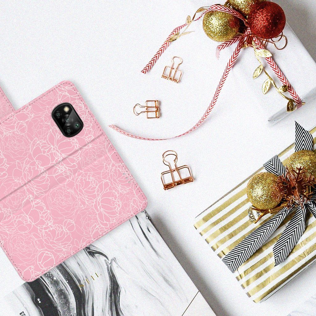 Xiaomi Poco X3 | Poco X3 Pro Hoesje White Flowers