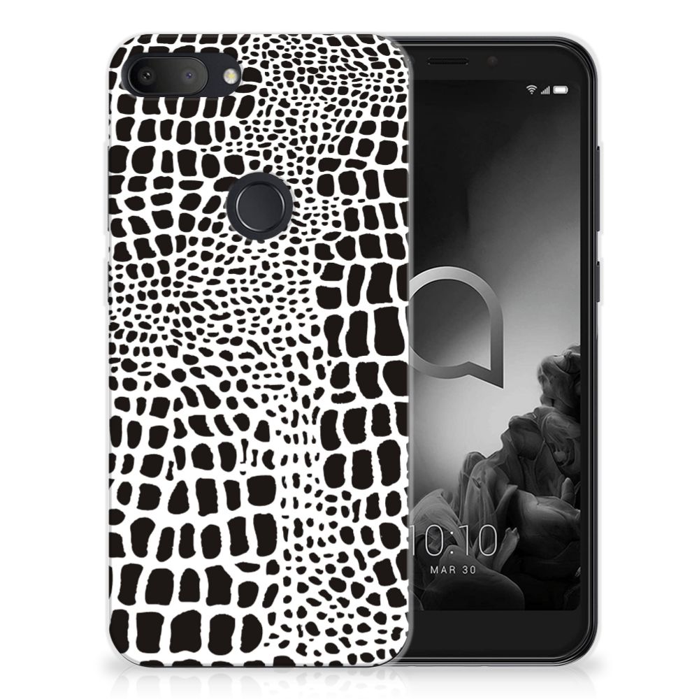 Alcatel 1S (2019) TPU Hoesje Slangenprint