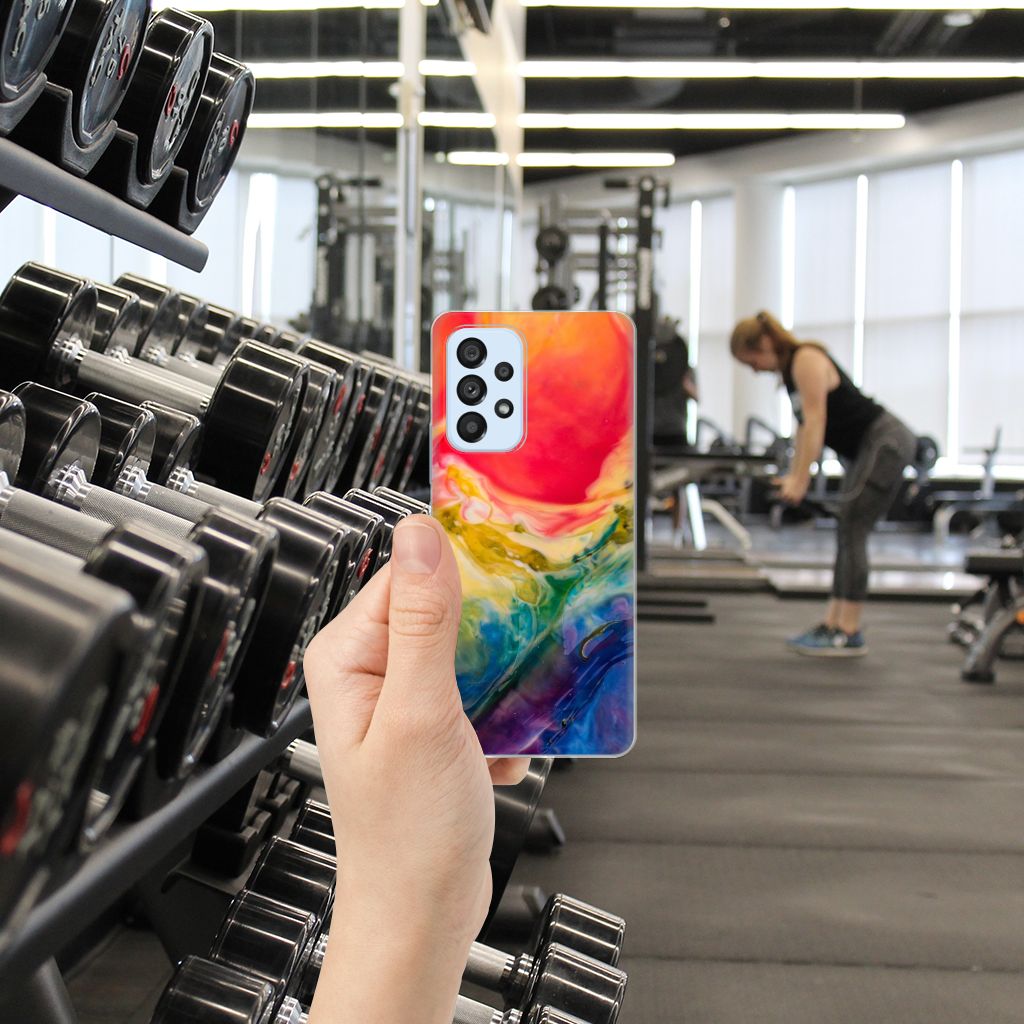 Hoesje maken Samsung Galaxy A53 5G Watercolor Dark B2C Telecom