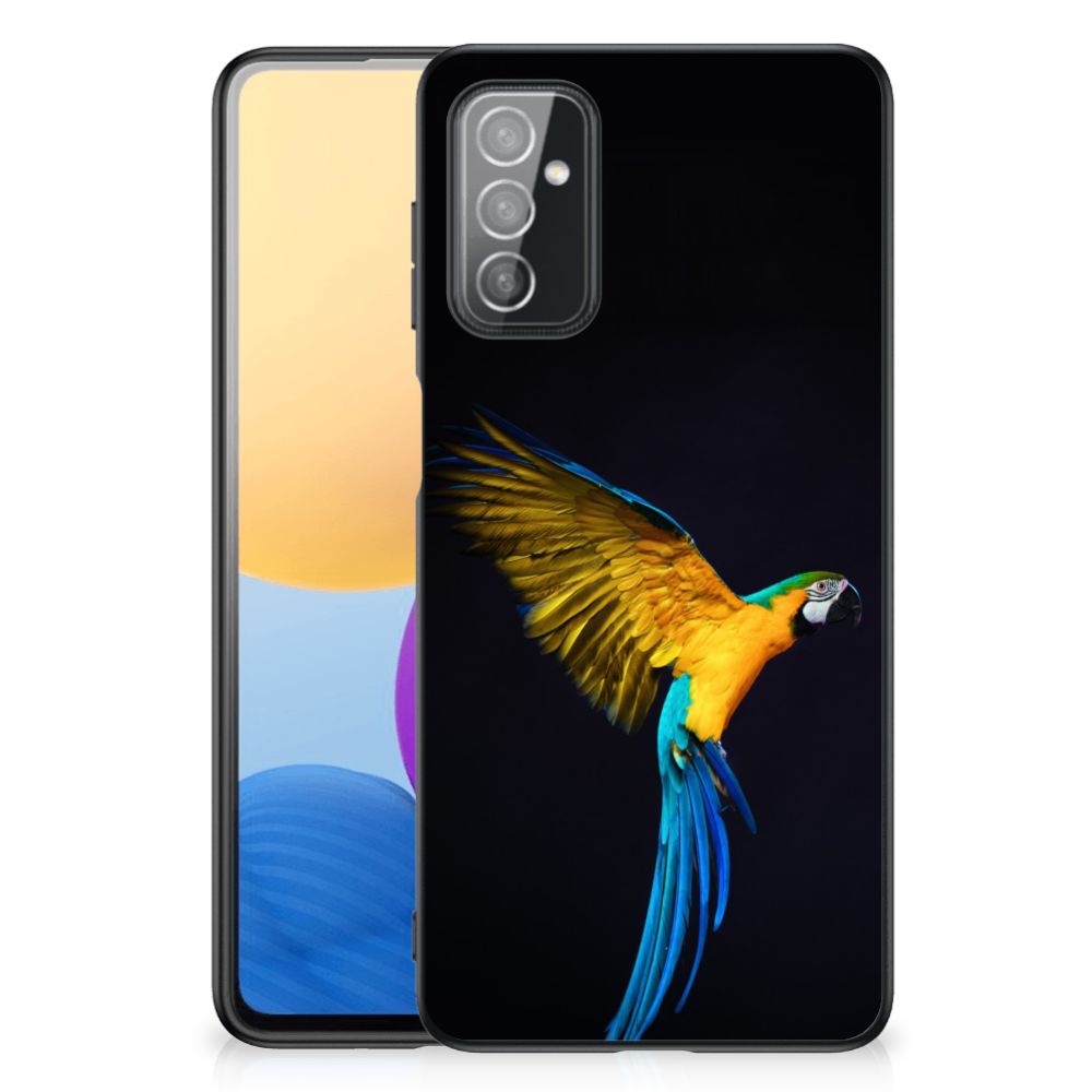 Samsung Galaxy M52 Dierenprint Telefoonhoesje Papegaai B2C Telecom