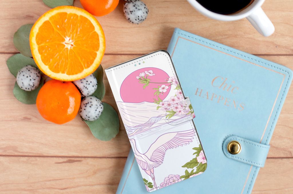 Samsung Galaxy A52 Telefoonhoesje met Pasjes Bird Standing