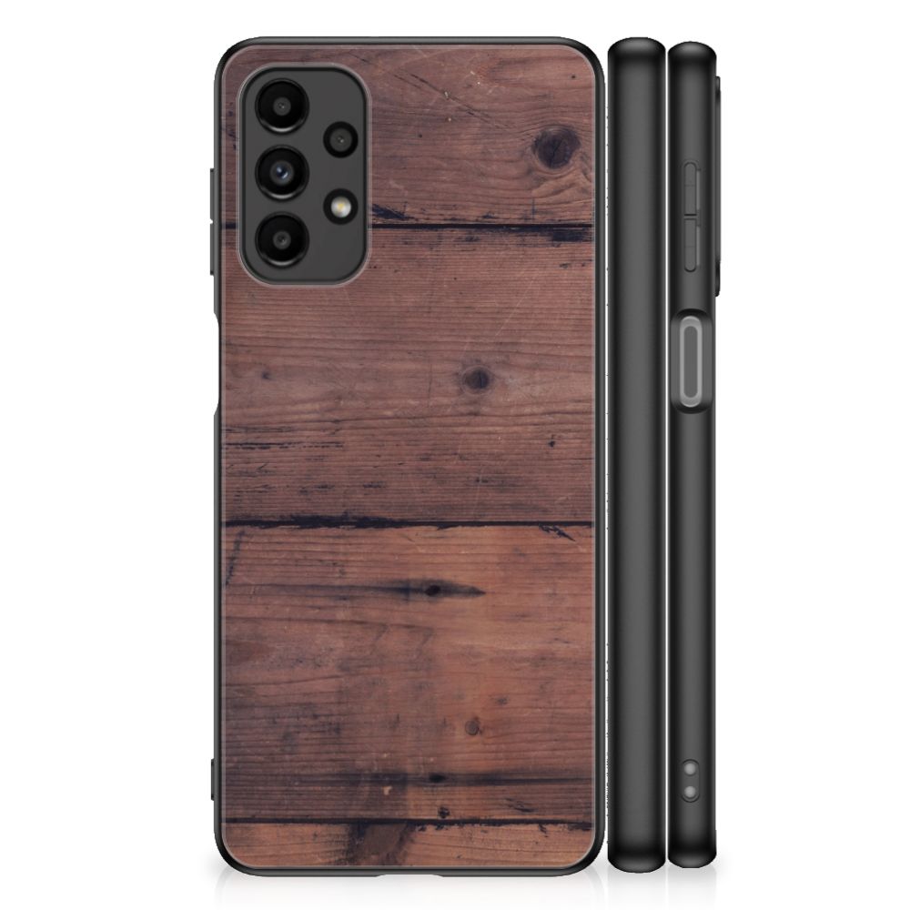 Samsung Galaxy A13 4G Houten Print Telefoonhoesje Old Wood B2C Telecom