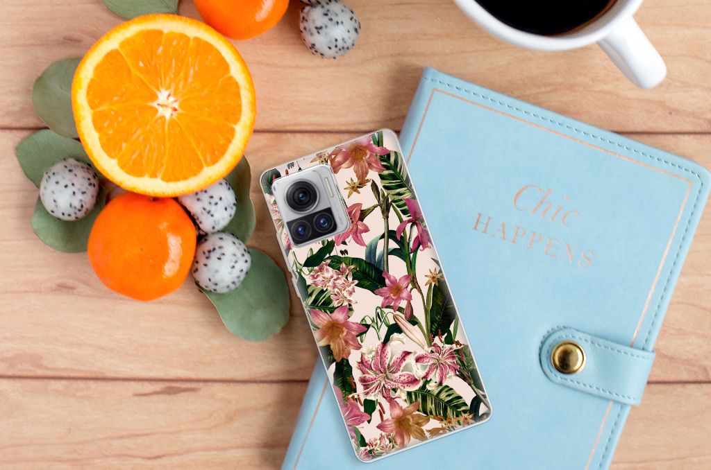 Motorola Moto X30 Pro TPU Case Flowers B2C Telecom