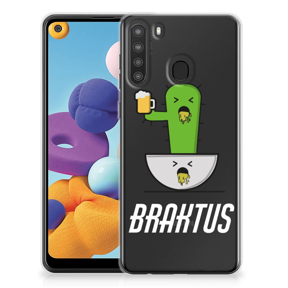 Samsung Galaxy A21 Telefoonhoesje met Naam Braktus