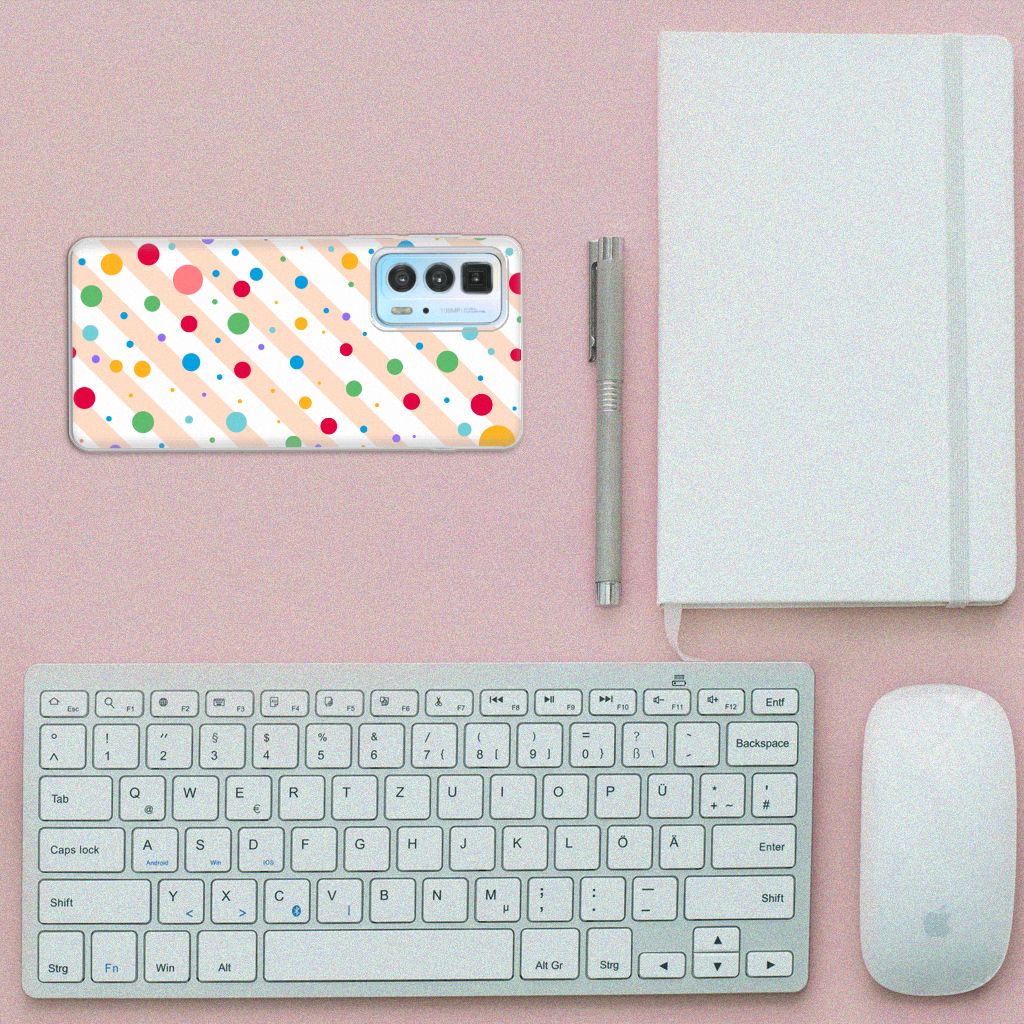 Motorola Edge 20 Pro TPU bumper Dots B2C Telecom