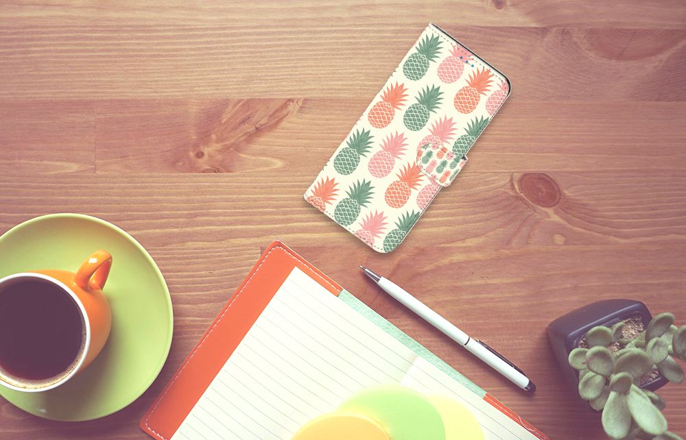 Motorola Moto E32 | Moto E32s Book Cover Ananas