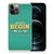 iPhone 12 Pro Max Siliconen hoesje met naam Quote Begin B2C Telecom