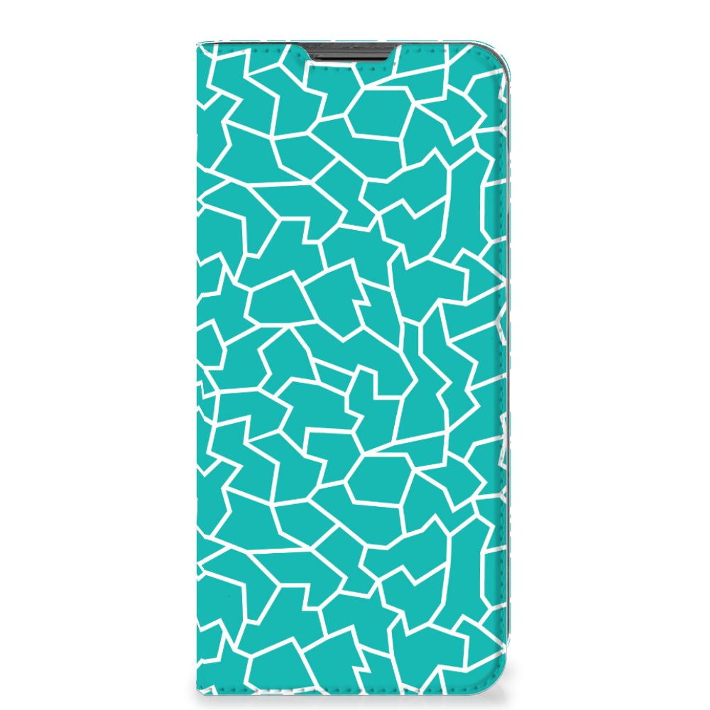 Motorola Moto G22 Bookcase Cracks Blue - B2C Telecom