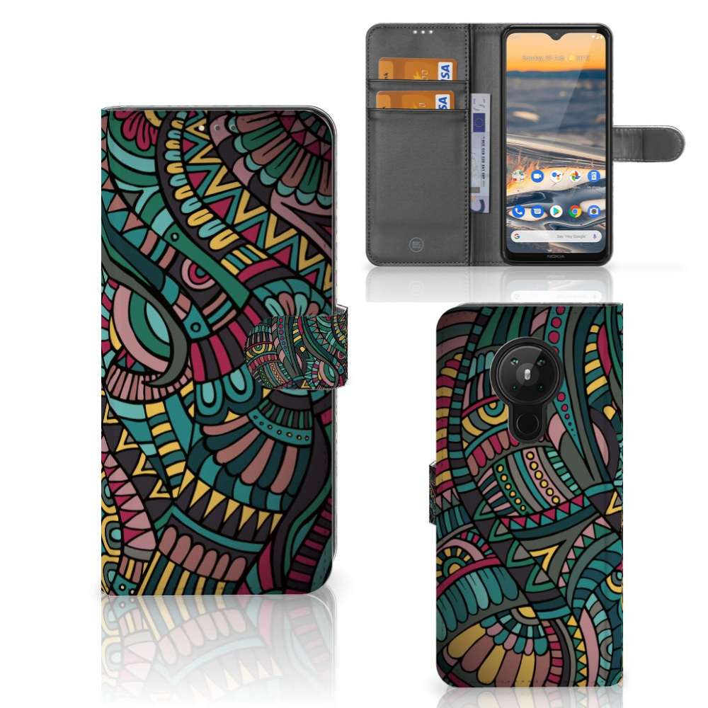 Nokia 5.3 Telefoon Hoesje Aztec