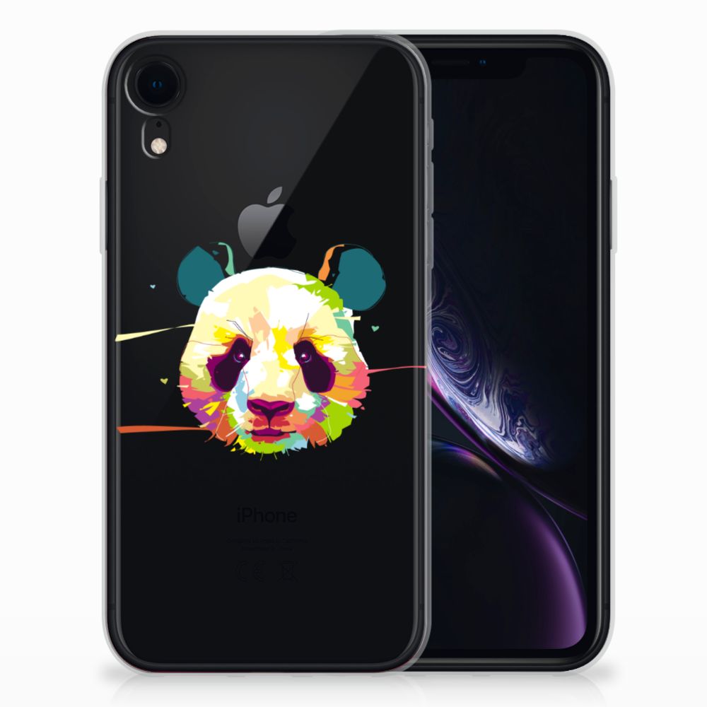 Apple iPhone Xr Telefoonhoesje met Naam Panda Color