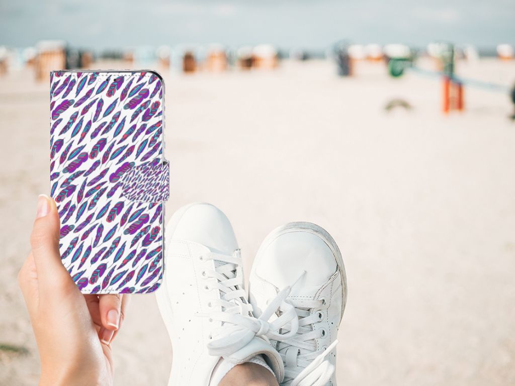 Motorola Moto G7 | G7 Plus Telefoon Hoesje Feathers Color