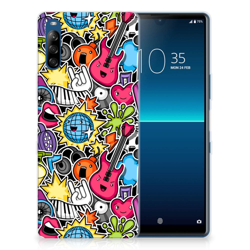 Sony Xperia L4 Silicone Back Cover Punk Rock