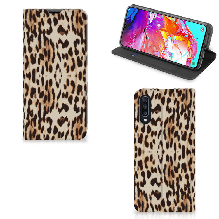 Samsung Galaxy A70 Hoesje maken Leopard