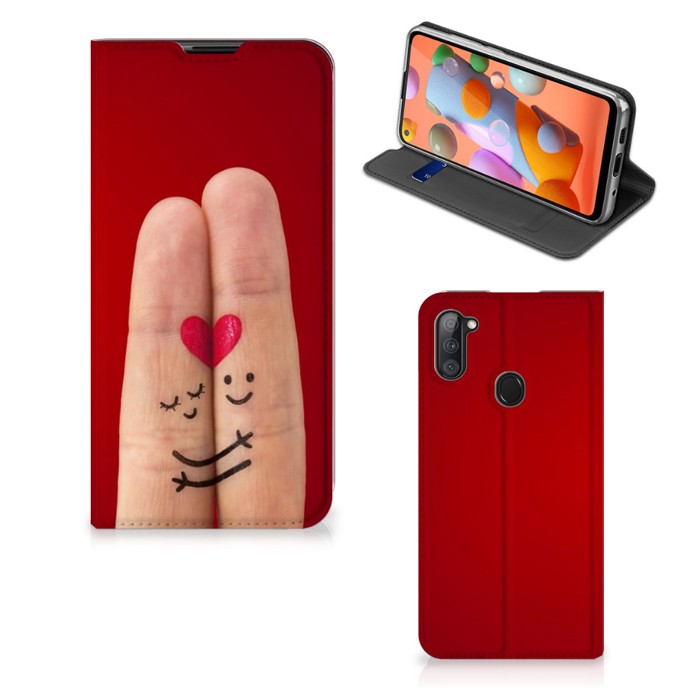 Samsung Galaxy M11 | A11 Hippe Standcase Liefde - Origineel Romantisch Cadeau - B2C Telecom