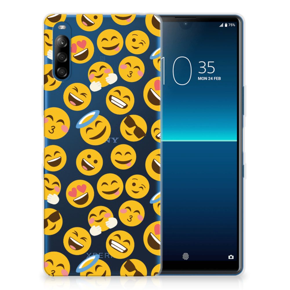 Sony Xperia L4 TPU bumper Emoji