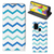 Samsung Galaxy M31 Hoesje met Magneet Zigzag Blauw - B2C Telecom