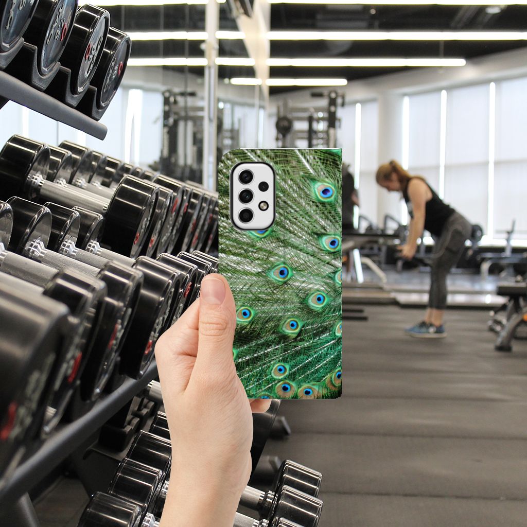 Samsung Galaxy A23 Hoesje maken Pauw - B2C Telecom