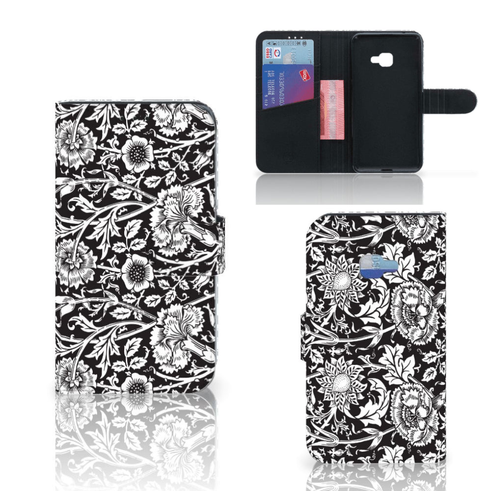 Samsung Galaxy Xcover 4 | Xcover 4s Hoesje Black Flowers
