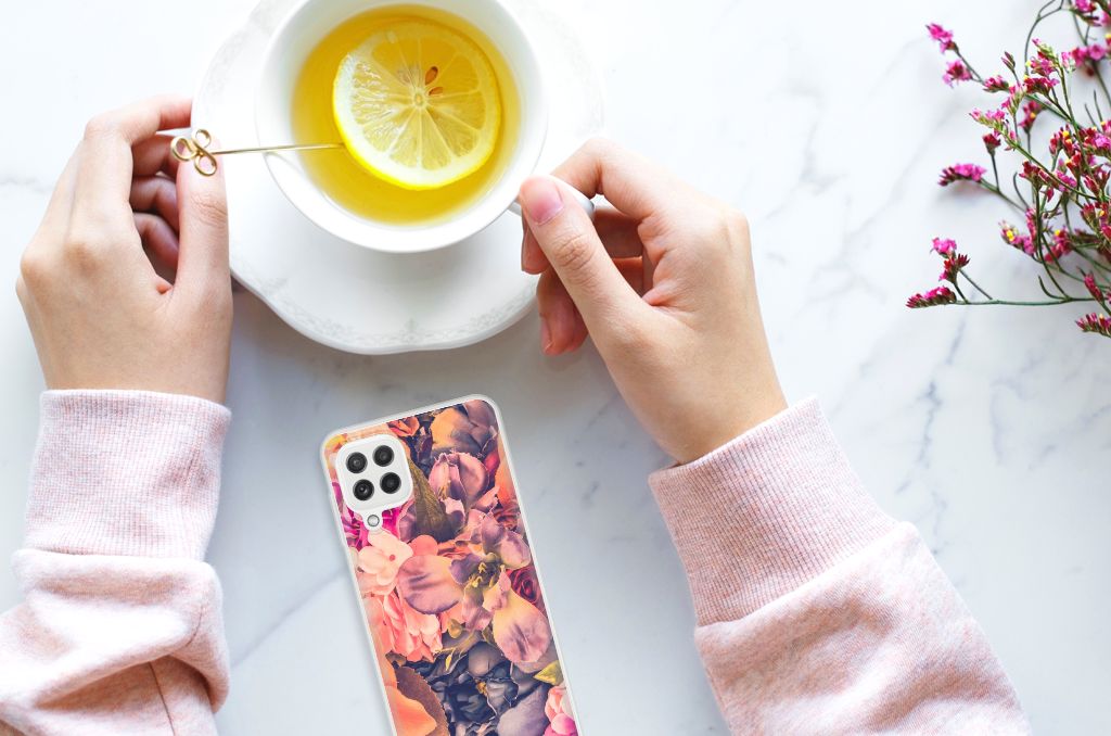Samsung Galaxy A22 4G | M22 TPU Case Bosje Bloemen B2C Telecom
