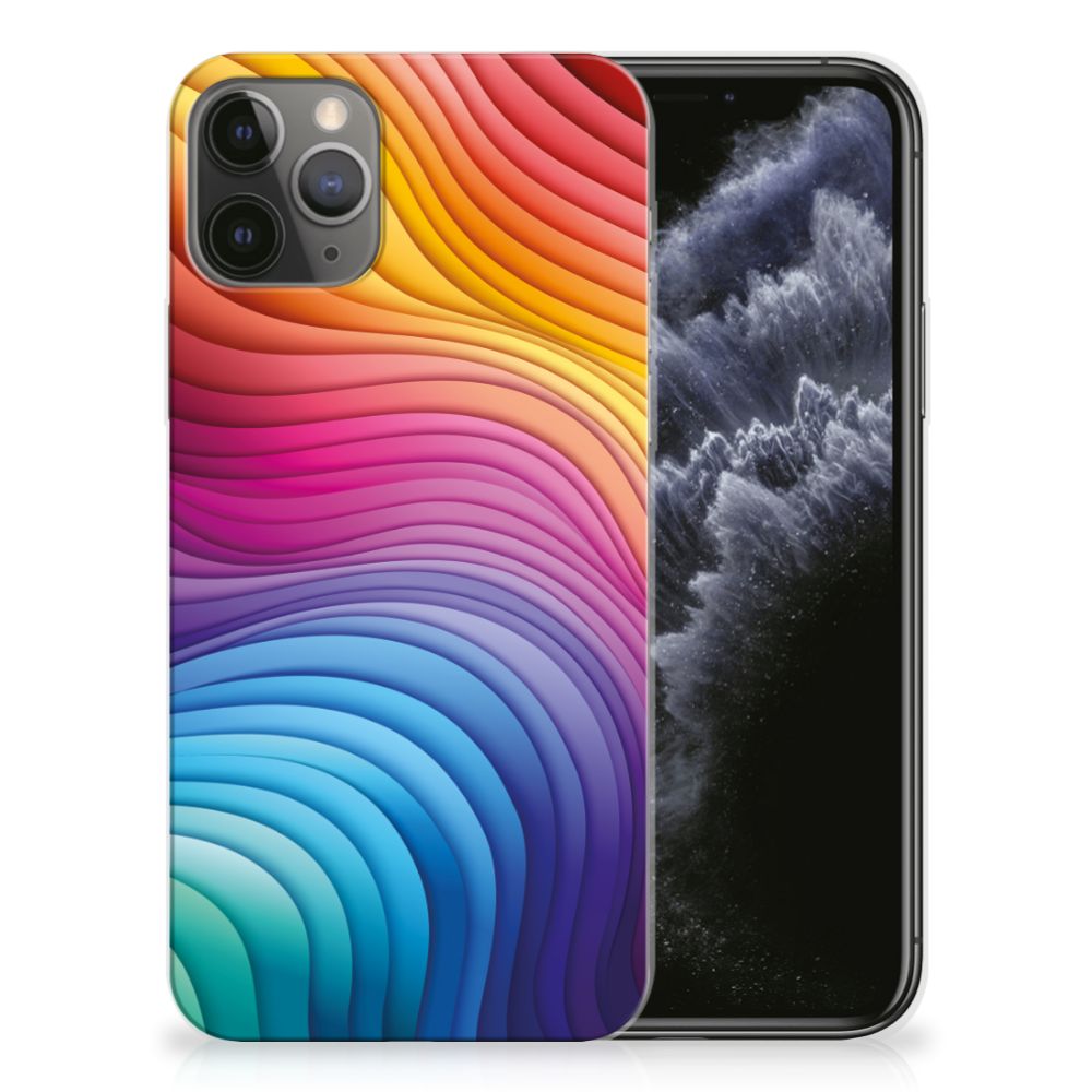 TPU Hoesje voor Apple iPhone 11 Pro Regenboog
