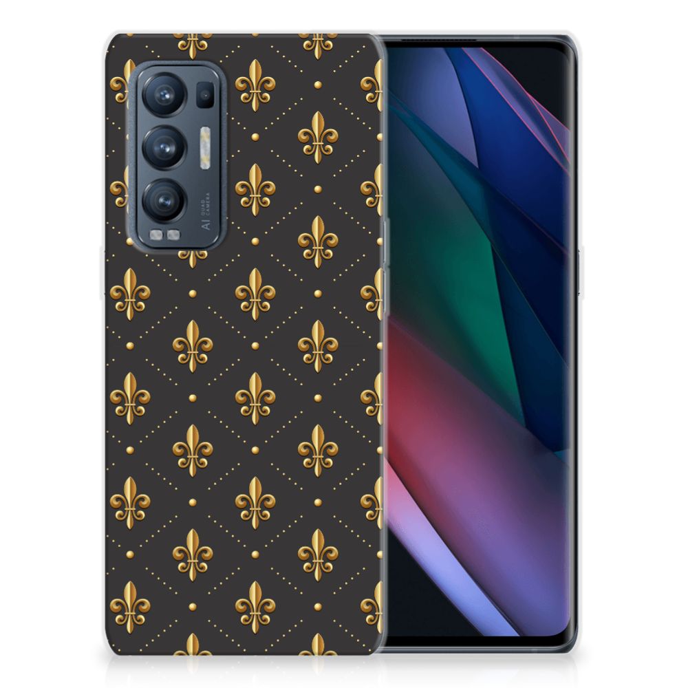 OPPO Find X3 Neo TPU bumper Franse Lelie