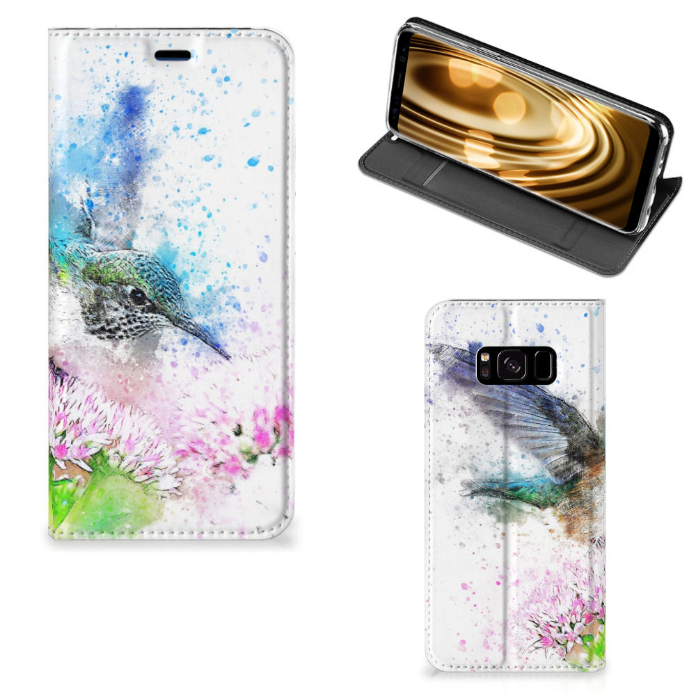 Bookcase Samsung Galaxy S8 Vogel